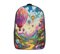 GAOYUCHUN Hot Air Balloon Mochila Infantil 3D, Mochila Guardería Pequeña Para Mochila Felpa Linda Para Preescolar Con Correa Para El Pecho 17inch