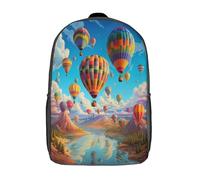 GAOYUCHUN Hot Air Balloon Mochilas Mochila Escolar Para Niños Mochila Escolar Mochila Escolar De Dibujos Animados En 3D Para Niños Estudiantes De Primaria Y Secundaria De 17inch