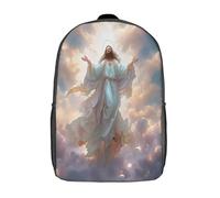 GAOYUCHUN Jesus Mochila Infantil, Mochila 3D Mochila Guardería Pequeña Para Niñas Mochila Para Preescolar Con Correa Para El Pecho 17inch