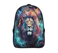 GAOYUCHUN Lion Mochila Niña, Mochilas Escolares,Mochila Infantil Ajustar Con Bolsillos Laterales Y CorreaGran Capacidad Impermeable Mochila,Regalos Para Niñas Niños Y 40x28x16cm