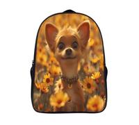GAOYUCHUN Little Yellow Dog Mochila Niño, Mochila Niño 3D Resistente Al Agua, Mochilas Infantiles Mochila Preescolar Con Correa Para Jardín 40x28x16cm