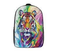 GAOYUCHUN Majestic Tiger Mochilas Para Niñas, Niños Mochilas Escolare Juveniles De Primaria Mochila Infantil Impermeable Chica Mochilas De Viaje Colegio Bolsas De Gran Capacidad 17inch