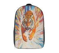 GAOYUCHUN Majestic Tiger Mochilas Para Niñas, Niños Mochilas Escolare Juveniles De Primaria Mochila Infantil Impermeable Chica Mochilas De Viaje Colegio Bolsas De Gran Capacidad 17inch