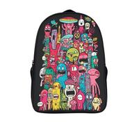 GAOYUCHUN Monstre Mochila Infantil, Mochila 3D Mochila Guardería Pequeña Para Niñas Mochila Linda Para Preescolar Con Correa Para El Pecho 40x28x16cm