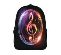 GAOYUCHUN Music Notation Mochila Niña, Mochilas Escolares,Mochila Infantil Ajustar Con Bolsillos Laterales Y CorreaGran Capacidad Impermeable Mochila,Regalos Para Niñas Niños Y 40x28x16cm