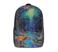 GAOYUCHUN Mysterious Deer Mochila Niño, Mochila Niño 3D Resistente Al Agua, Mochilas Infantiles Mochila Preescolar Con Correa Para Jardín 17inch