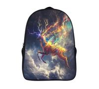 GAOYUCHUN Mysterious Deer Mochilas Mochila Escolar Para Niños Mochila Escolar Mochila Escolar De Dibujos Animados En 3D De Game Para Niños Estudiantes De Primaria Y Secundaria De 40x28x16cm