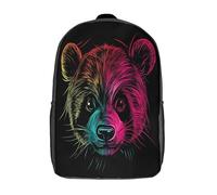 GAOYUCHUN Panda Mochila Infantil 3D, Mochila Guardería Pequeña Para Mochila Felpa Linda Para Preescolar Con Correa Para El Pecho 17inch
