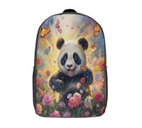 GAOYUCHUN Panda Mochila Niño, Mochila Niño 3D Resistente Al Agua, Mochilas Infantiles Mochila Preescolar Con Correa Para Jardín 17inch