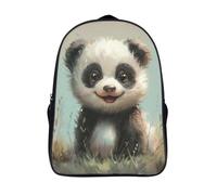 GAOYUCHUN Panda Mochila Niño, Mochila Niño 3D Resistente Al Agua, Mochilas Infantiles Mochila Preescolar Con Correa Para Jardín 40x28x16cm