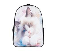 GAOYUCHUN Ragdoll Cats Mochilas Escolares Para Niños, Mochila Escolar Diseño 3D Con Mochila Infantil Para Colegio Deporte, Regalos Para Niños 40x28x16cm