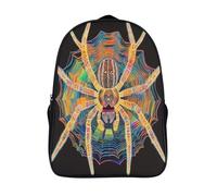 GAOYUCHUN Spider Mochila Escolar Kindergarten Preescolar Mochila Guardería Infantil Mochila 3D Impermeable Mochila Regalos, Viajes, Intemperie 40x28x16cm