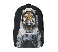 GAOYUCHUN Tiger Astronaut Mochila Para Niños, Bolsa Para La Escuela Mochilas Infantiles Bolso Del Cabrito Para Niños Pequeños O Niñas 17inch