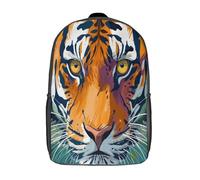 GAOYUCHUN Tiger Face Mochila Para Niños, Bolsa Para La Escuela Mochilas Infantiles Bolso Del Cabrito Para Niños Pequeños O Niñas 17inch