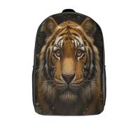 GAOYUCHUN Tiger Mochila Escolar Kindergarten Preescolar Mochila Guardería Infantil Mochila 3D Impermeable Mochila Regalos, Viajes, Intemperie 17inch