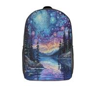 GAOYUCHUN Van Gogh Forest Mochila Escolar Kindergarten Preescolar Mochila Guardería Infantil Mochila 3D Impermeable Mochila Regalos, Viajes, Intemperie 17inch