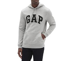 Gap Arco Hueco de Forro Polar Sudadera, Gris Claro Jaspeado, Medium para Hombre