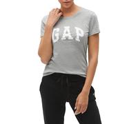 GAP Camiseta gris moteado / blanco M gris moteado / blanco