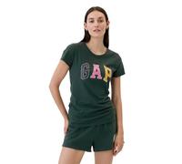 GAP Camiseta clásica de manga corta para mujer, Essex Green 702, XS