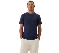 GAP Camiseta de cuello redondo suave con micrologotipo para hombre, Tapiz azul marino, XX-Large