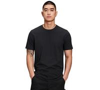 Gap Camiseta de Cuello Redondo Suave para Hombre, Black, Small