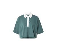 GAP Camiseta esmeralda / blanco L esmeralda / blanco