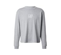 GAP Camiseta gris moteado / blanco XL gris moteado / blanco