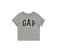 GAP Camiseta gris moteado / negro / blanco 80-86 gris moteado / negro / blanco