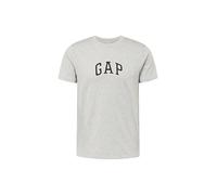 GAP Camiseta gris moteado / negro / blanco, Talla S