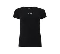 GAP Camiseta negro / blanco L negro / blanco