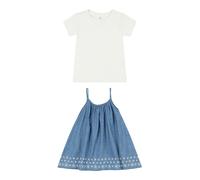 GAP Conjunto azul denim / blanco, Talla 92