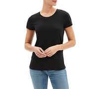 Gap Favorite Crewneck tee T-Shirt Camiseta, Negro auténtico, M para Mujer