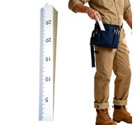 Gap Gauge, Precision Door Undercut Measuring Tool for Professional Woodworking and Renovation, Strurdy Engineering Ruler with Accurate Scale, Gauge for Home Workshop Window Fitting Machinery