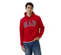 Gap Heritage Logo Full Zip Hoodie Sudadera, Manzana roja, X-Large para Hombre