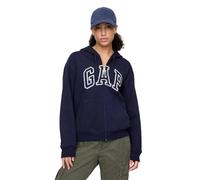Gap Logo Hoodie Hooded Full Zip Sweatshirt Sudadera, Navy Uniform II, XL para Mujer
