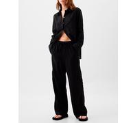 Gap Pantalón de mujer recto cargo. Negro 36-38 (S)