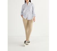 Gap Pantalón recto de mujer liso. Natural 42