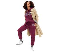 GAP Pantalones deportivos de forro polar con logotipo para mujer, Ruby Wine, M