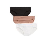 GAP Paquete de 3 Calzoncillos de Bikini Invisibles para Mujer, Multi, M