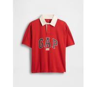 Gap Polo con Logo Gap para niños. Rojo 10 Años
