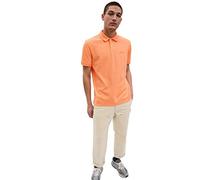Gap Polo de piqué con Logotipo para Hombre, Naranja Helado, Large