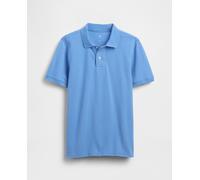 Gap Polo de piqué para niños. Azul claro 12 Años