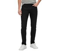 GAP Slim Taper Fit Denim Jeans, Negro desteñido, 34W x 32L para Hombre