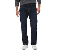 GAP Straight Fit Denim Jeans, Lavado Oscuro, 32W x 32L para Hombre