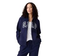 GAP - Sudadera con capucha, cremallera completa y logotipo, para mujer, Large