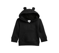 GAP Sudadera con capucha para bebés y niños con logotipo de Playtime Favorites, Negro (True Black), 3T