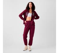 GAP - Sudadera con Capucha, Cremallera Completa y Logotipo para Mujer, Ruby Wine, XS