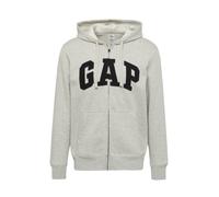 GAP Sudadera con cremallera gris moteado, Talla M