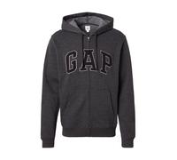GAP Sudadera con cremallera 'HERITAGE' antracita / gris claro / negro XL antracita / gris claro / negro