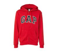 GAP Sudadera con cremallera 'HERITAGE' azul oscuro / rojo vivo / blanco XL azul oscuro / rojo vivo / blanco